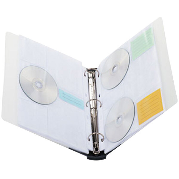 PP Ring File with CD Holder
